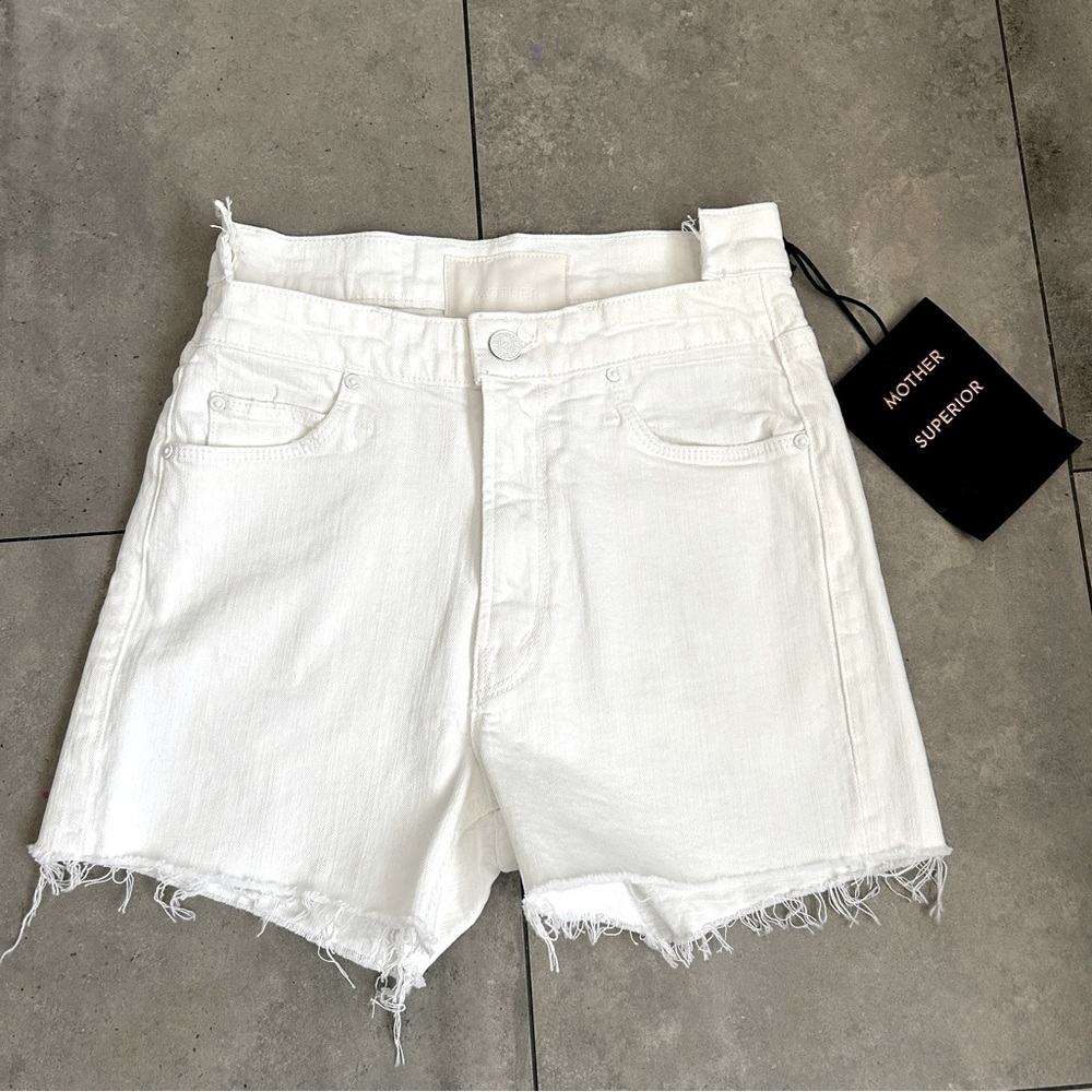 NEW MOTHER superior dazzler shift fray in totally innocent white wash 23
